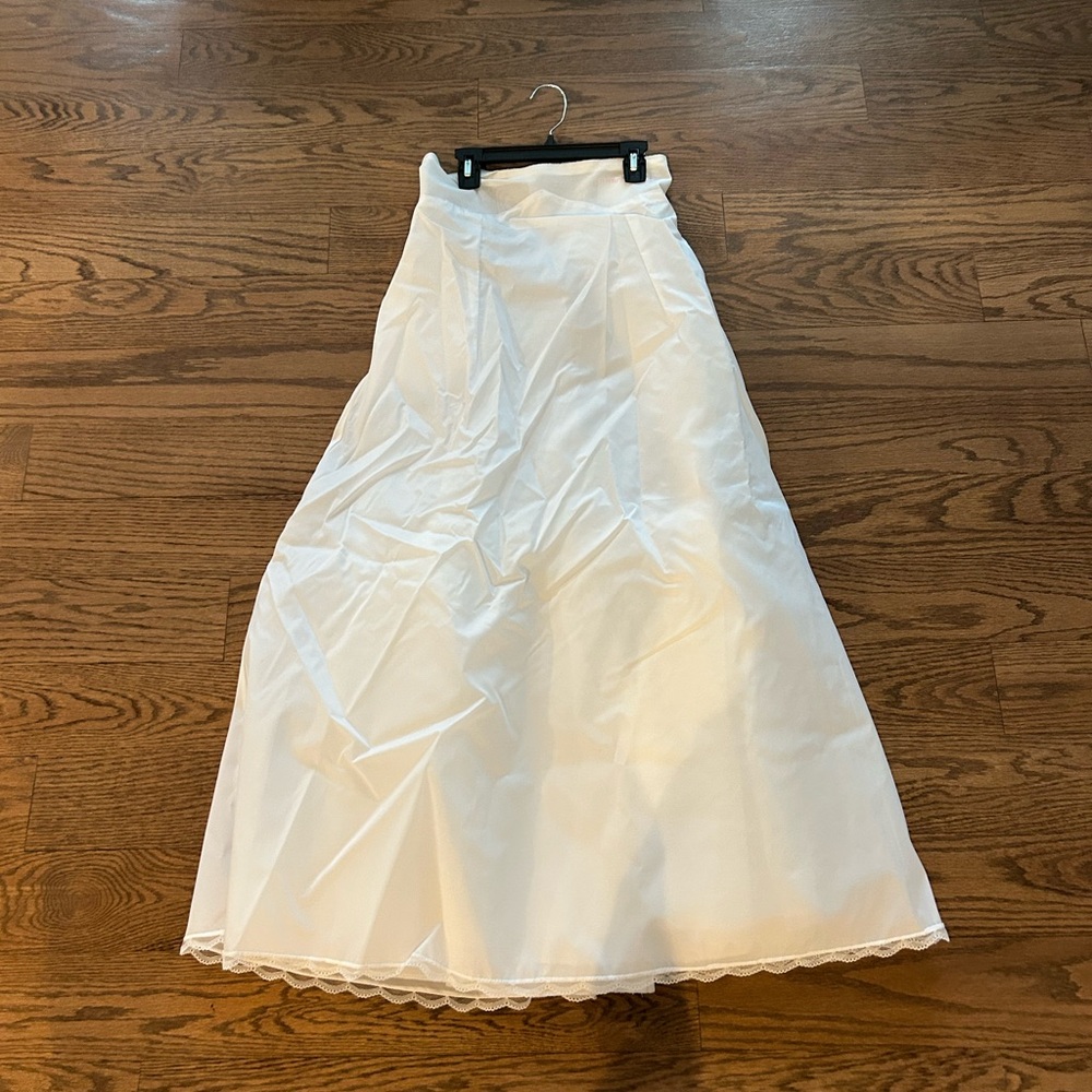 David's Bridal White A-Line Bridal Slip Skirt *NEW* (10)